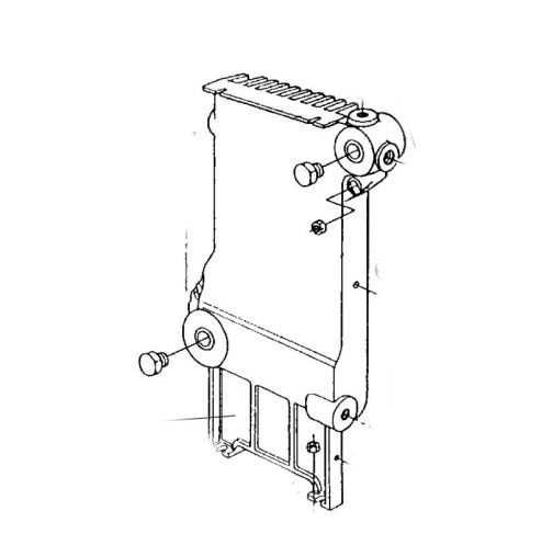 Секция теплообменника левая PEGASUS F3 (39813660)(39813660, 39403790, 33005330)