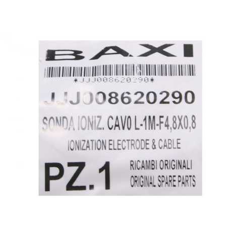 Электрод контроля пламени с кабелем