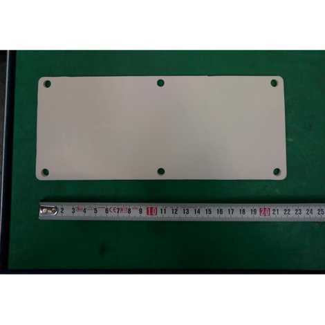 Термоизоляция крышки лючка для чистки коллектора выхода дымовых газов