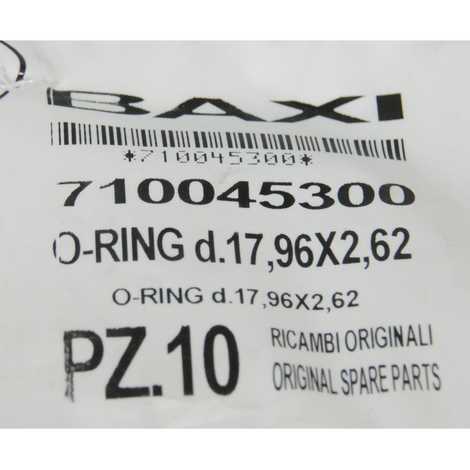 Уплотнение кольцевое d.17,96x2,62