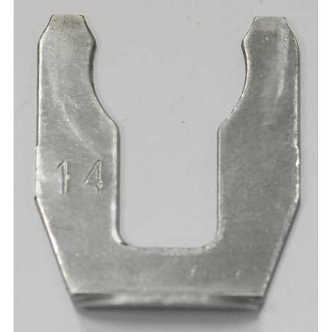 Клипсы плоская d.12