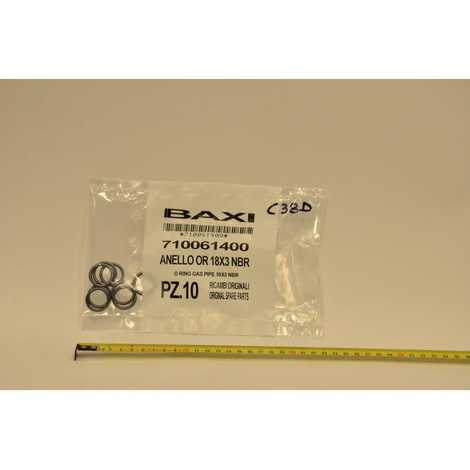 Уплотнение кольцевое газового патрубка 18 x 3 nbr