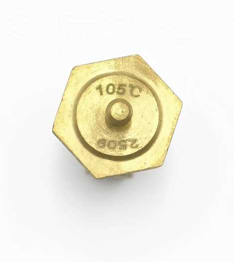 Датчик перегрева термостат предохранительный 105С резьба М4 250V 10A