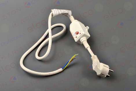 КАБЕЛЬ ПИТАНИЯ С УЗО (16А 1,0м)