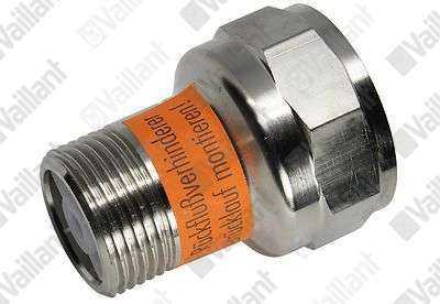 Переходник, 1-G 3/4 обр.клапан.