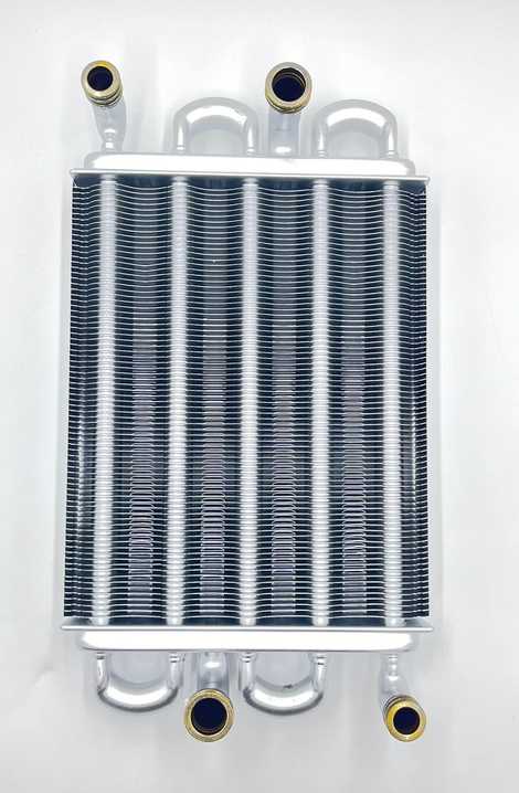 Теплообменник битермический L 220 мм Китай