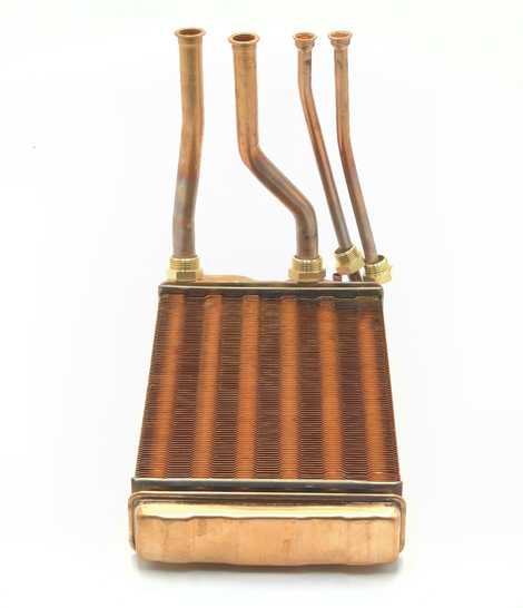 Теплообменник битермический L 280 мм (24 кВт)