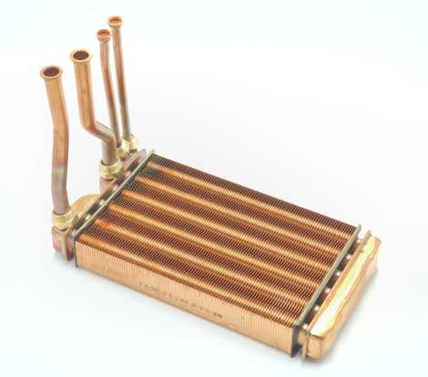 Теплообменник битермический L 280 мм (24 кВт)