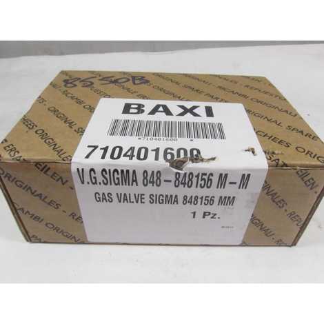 Клапан газовый sit sigma 848-848156 m-m