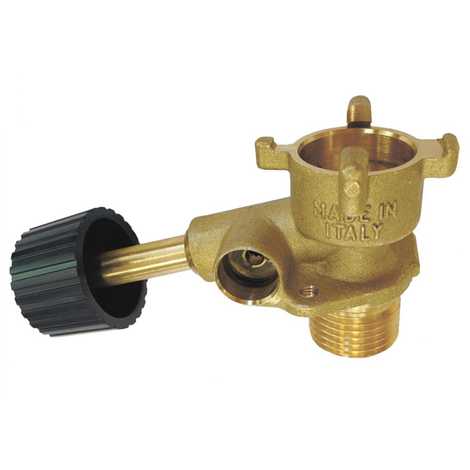 Патрубок входа гвс c манометром и краном подпитки