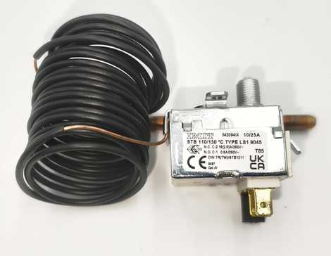 Аварийный термостат LS1 9045 110°/130°C, 3-х контактный