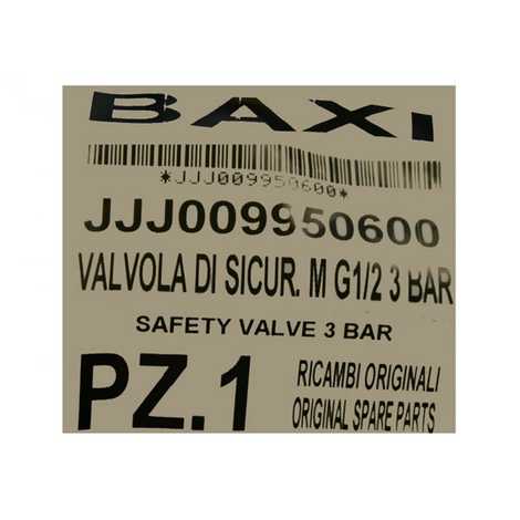 Клапан предохранительный 3 бар