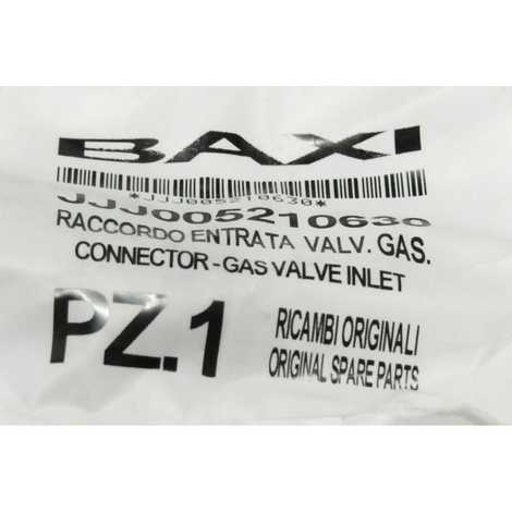 Патрубок на входе газового клапана