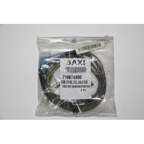 Кабель от х14 к газ клапану, термостату перегрева и блоку розжига