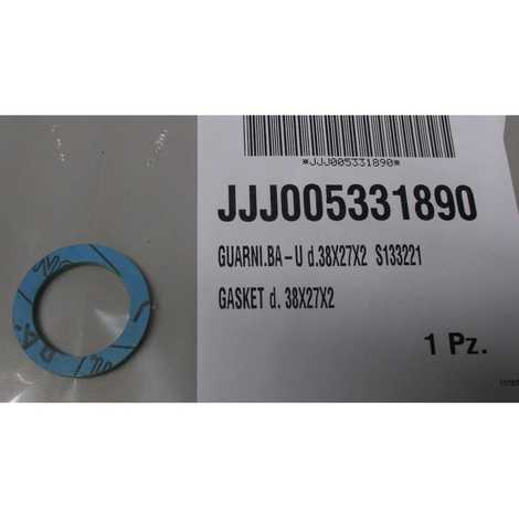 Прокладка ba-u ø 38x27x2