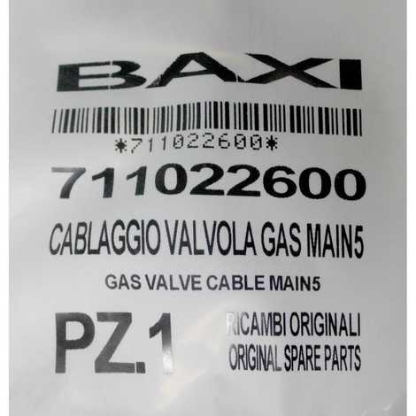 Проводка электрическая высоковольтная газ. клапана (разъем х1)