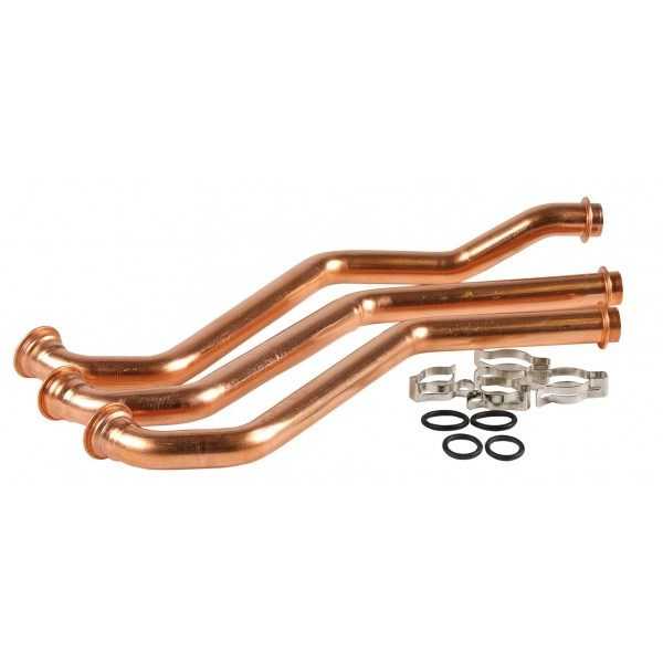 Теплообменник Ferroli DOMIcompact C(F) 24 D (в комплекте трубки ОВ и ГВС) (39819640)(39819640, 37404