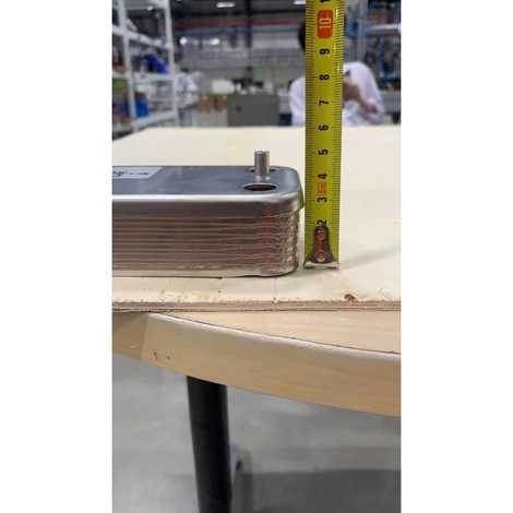 Теплообменник ГВС пластинчатый вторичный на 12 пластин