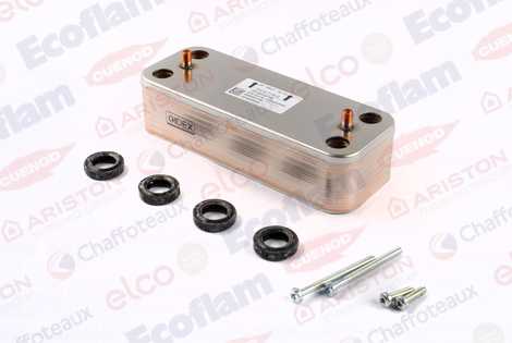 Вторичный теплообменник 16 пластин