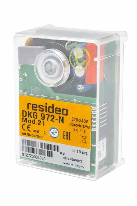 Топочный автомат газовой горелки DKG 972-N Mod 21