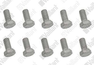 Винт с шестигранной головкой, M10x20, (x10)