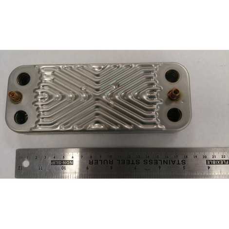 Теплообменник ГВС пластинчатый вторичный Baxi Eco Classic 24F