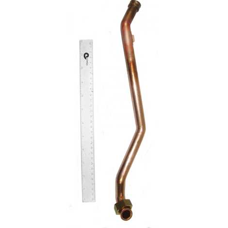 Трубка теплообменник/трехходовой клапан