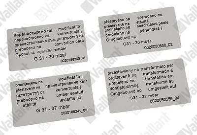 Комплект переналадки, на P