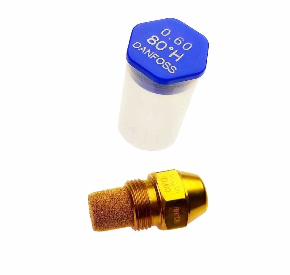 Форсунка 0.6 гал/ч, 2.37 кг/ч, 80 ° H для дизеля, жидкотопливных горелок