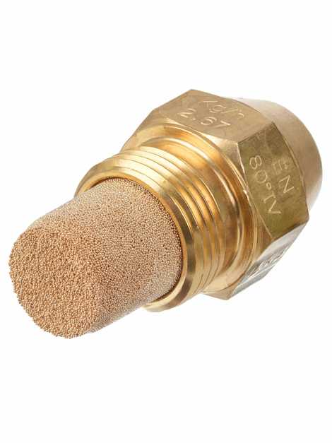 Форсунка 0.65 гал/ч, 2.67 кг/ч, 80 ° H для дизеля, жидкотопливных горелок