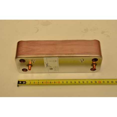 Теплообменник гвс пластинчатый вторичный на 20 пластин