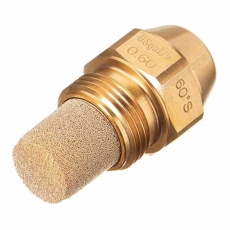 Форсунка 0.6 гал/ч, 2.37 кг/ч, 60 ° S для дизеля, жидкотопливных горелок