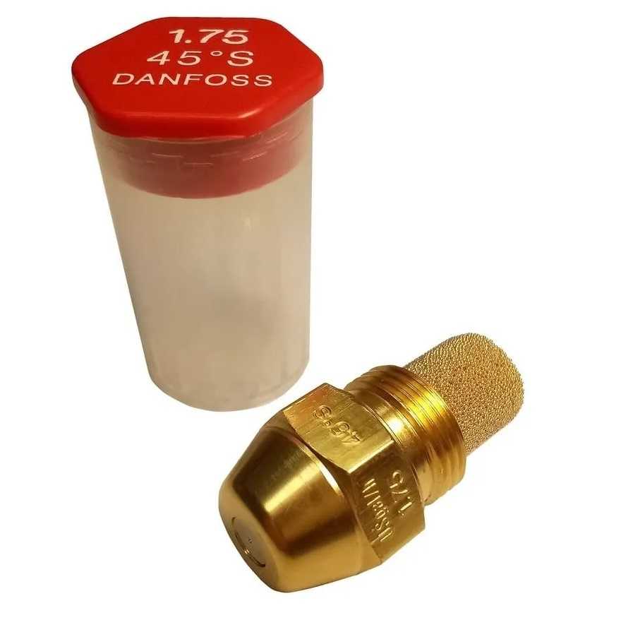 Форсунка 1.75 гал/ч, 6.55 кг/ч, 45 ° S для дизеля, жидкотопливных горелок