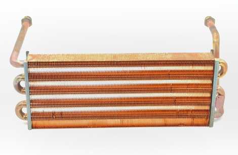 Теплообменник первичный 35 кВт 375 мм