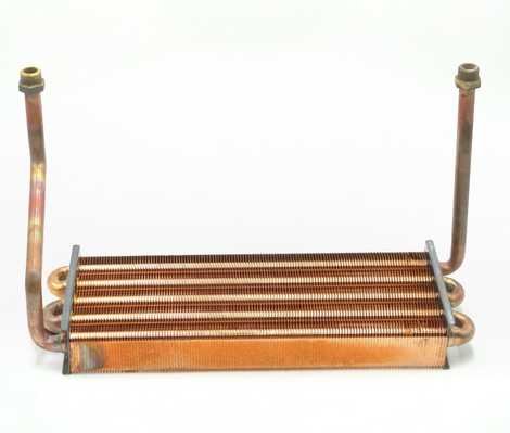 Теплообменник первичный 35 кВт 375 мм