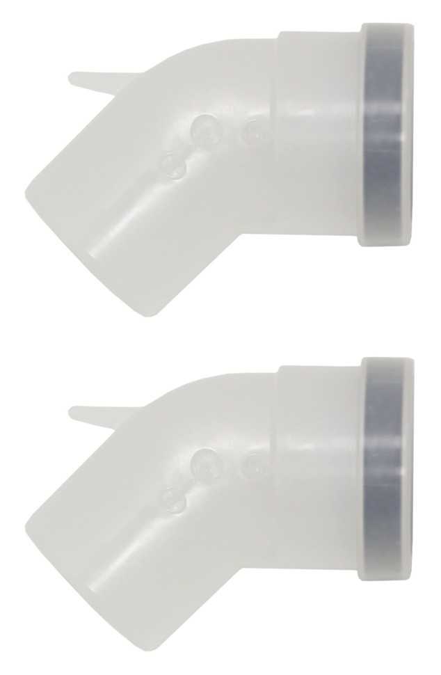 Отвод 45° из жёстких труб Dn 80 PP (2 шт.) Vaillant