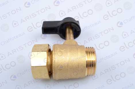 КРАН ПОДАЧИ/ВОЗВРАТА ТЕПЛОНОСИТЕЛЯ