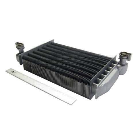 Теплообменник основной с клипсами