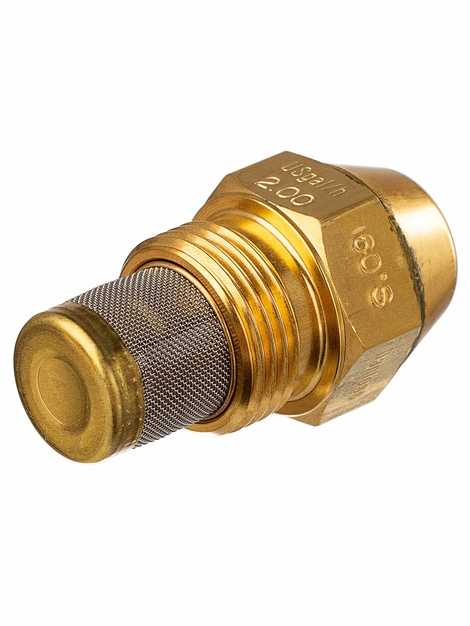 Форсунка 2 гал/ч, 7.42 кг/ч, 60 ° S для дизеля, жидкотопливных горелок