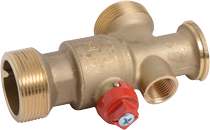 Тройник с шаровым краном